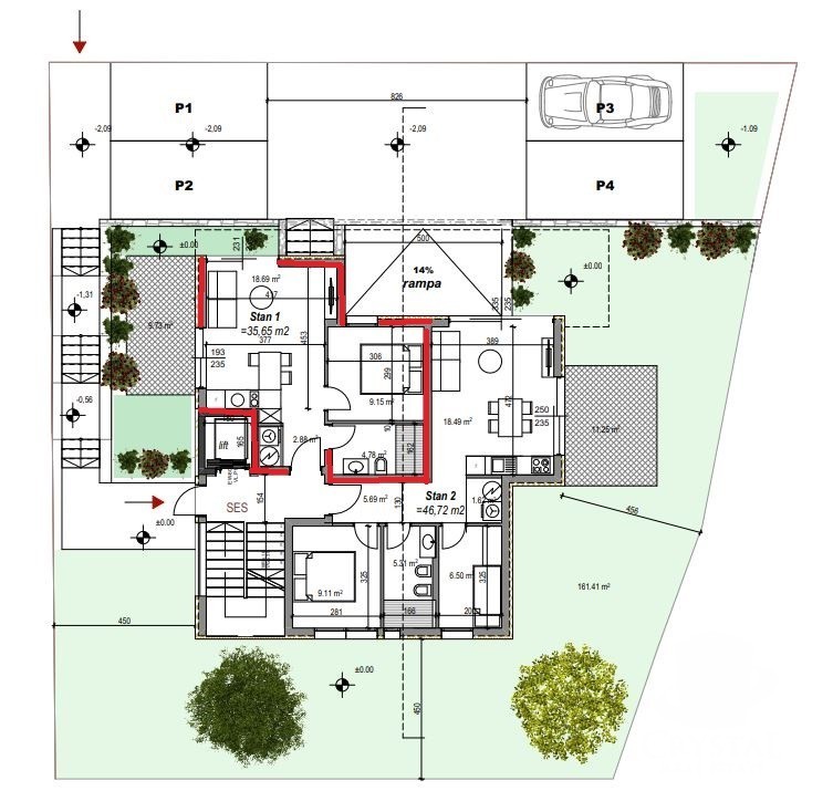 Apartma v centru Novigrada 2